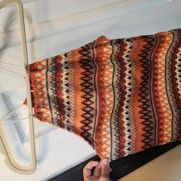 EMERY ROSE Women's Bohemian Style Maxi Dress with Fringe Detail- Small - Picture 3 of 8